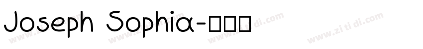 Joseph Sophia字体转换